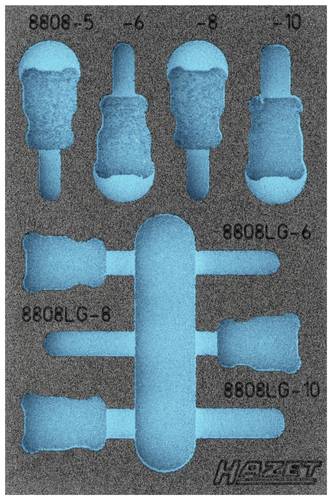 Hazet 163-460L 163-460L Schaumstoffeinlage (L x B) 172 mm x 114 mm