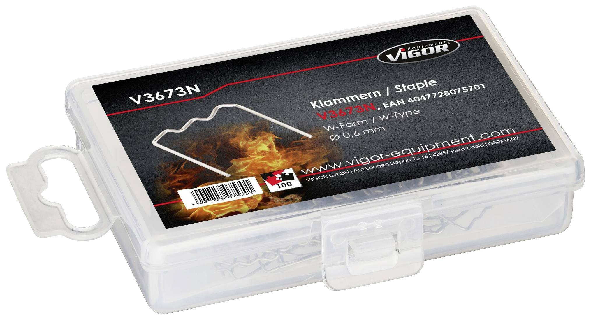 Vigor Ersatzklammern V3673N