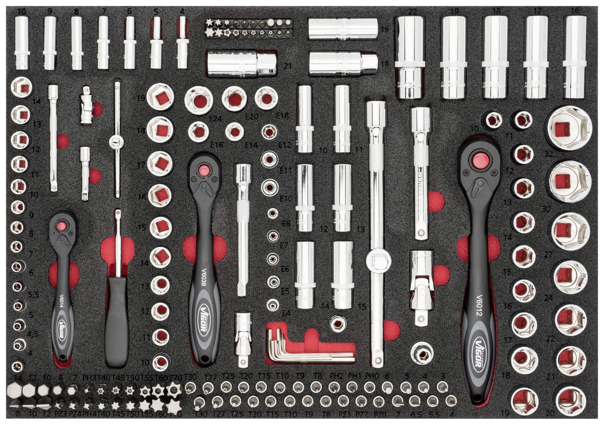 Vigor V4188 Steckschlüsselsatz V4188