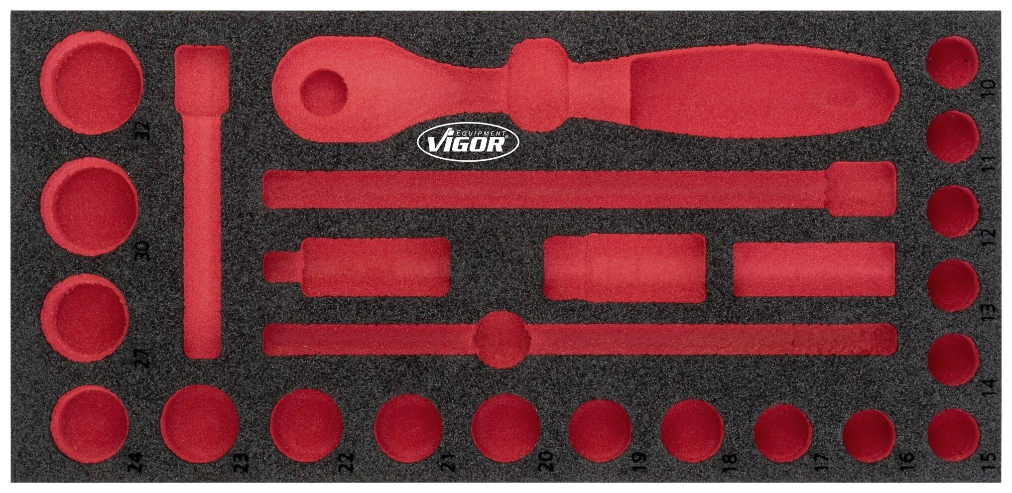 Vigor V4975-L V4975-L Schaumstoffeinlage (L x B) 393 mm x 188 mm