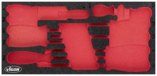 Vigor V4989-L V4989-L Schaumstoffeinlage (L x B) 393 mm x 188 mm