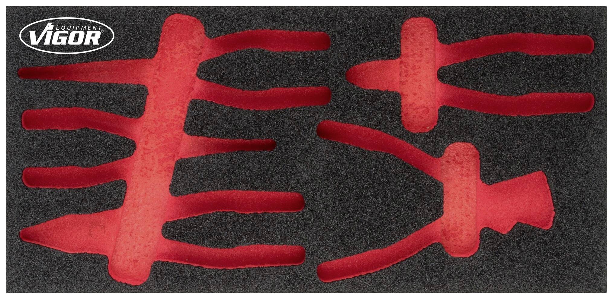 Vigor V5015-L V5015-L Schaumstoffeinlage (L x B) 393 mm x 188 mm