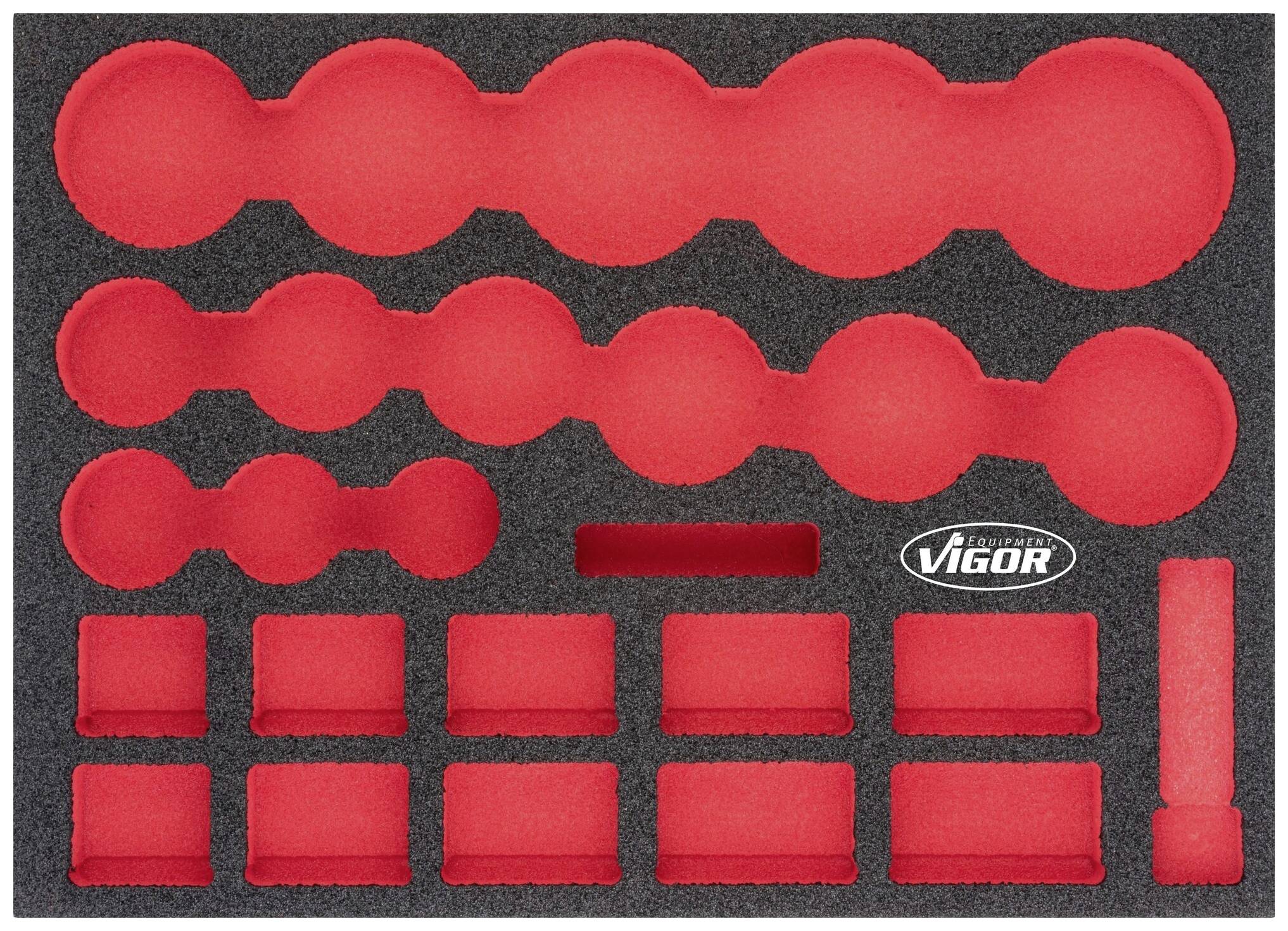 Vigor V5066-L V5066-L Schaumstoffeinlage (L x B) 393 mm x 282 mm