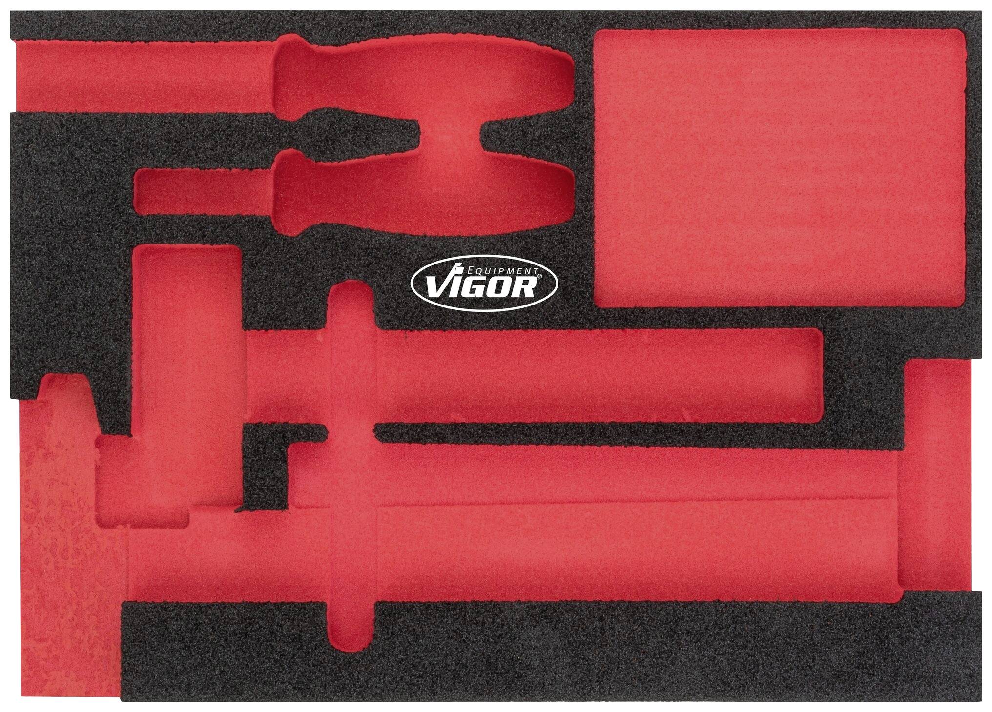 Vigor V5085-L V5085-L Schaumstoffeinlage (L x B) 393mm x 282mm