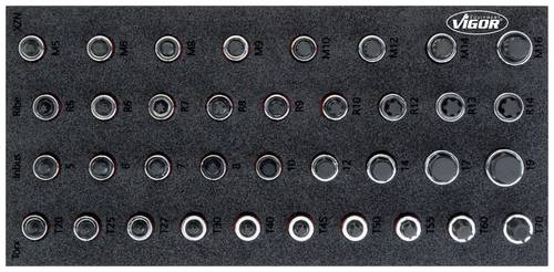 Vigor V5099 Schraubendrehereinsatz-Set V5099