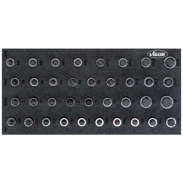 Vigor V5099 Schraubendrehereinsatz-Set V5099 Vigor V5099 Schraubendrehereinsatz-Set V5099