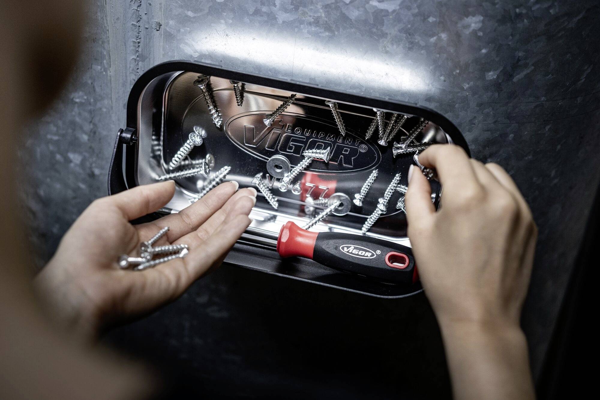 Vigor V5677 Magnetschale mit Kunststoff-Rahmen Magnetschale