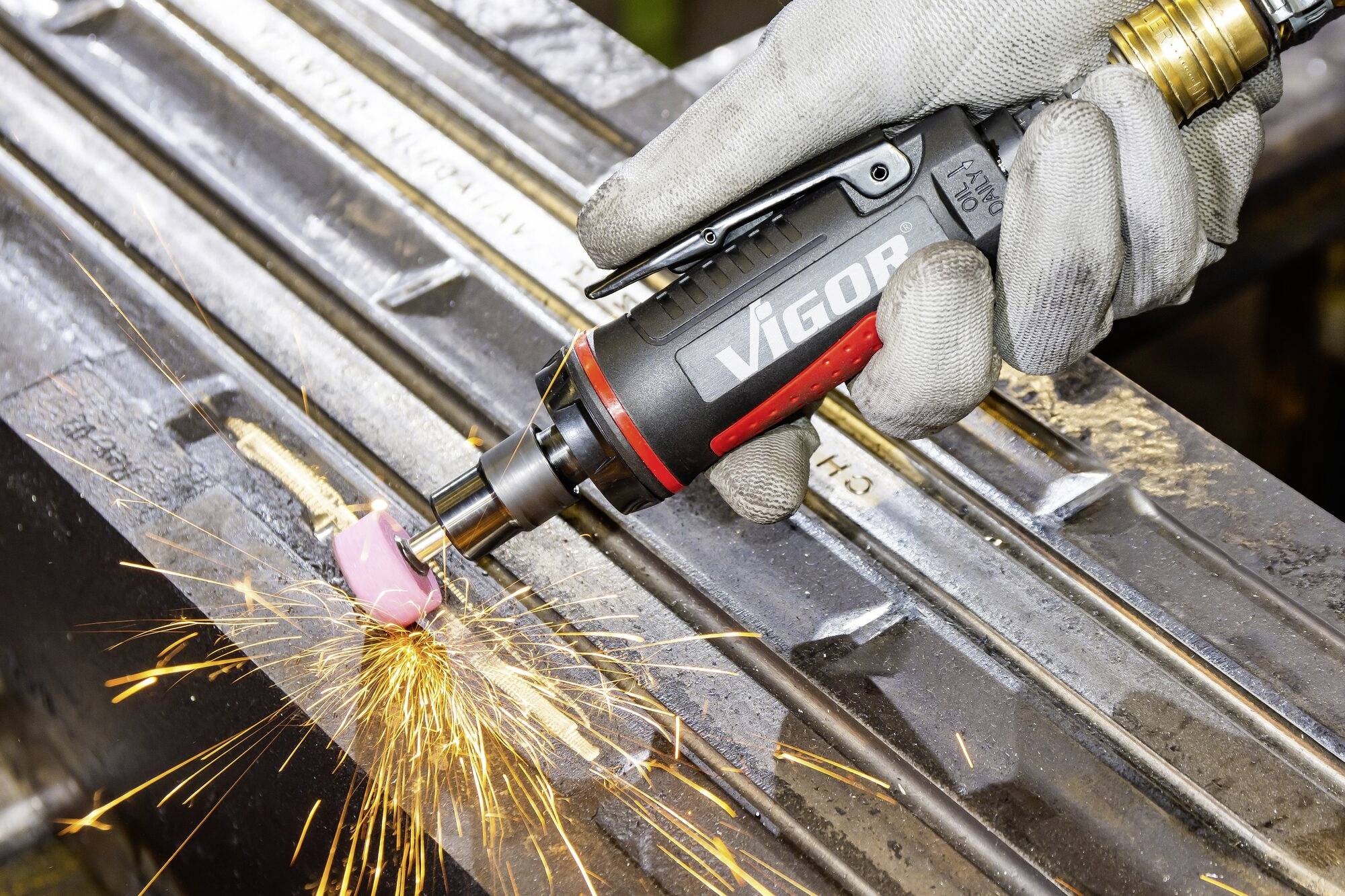 Vigor V6906 Druckluft-Stabschleifer