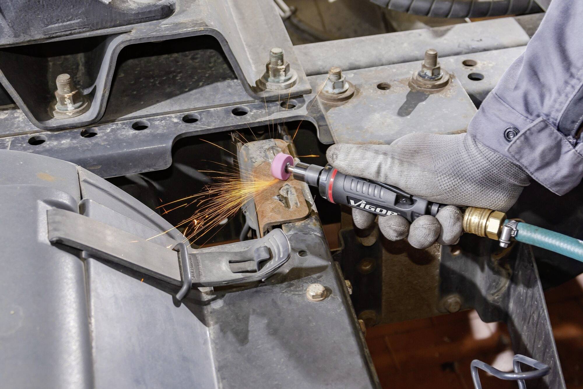 Vigor V6906 Druckluft-Stabschleifer