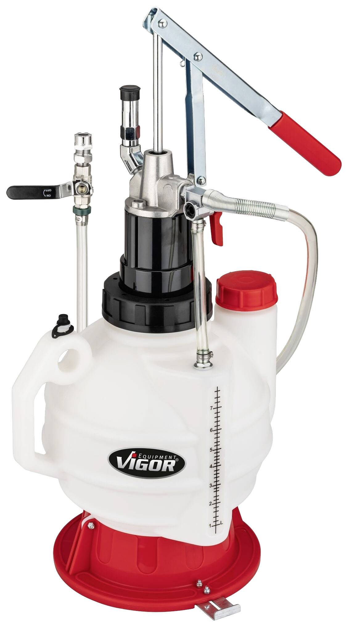 Vigor V4385N Öl Einfüllgerät mit Adapter Satz