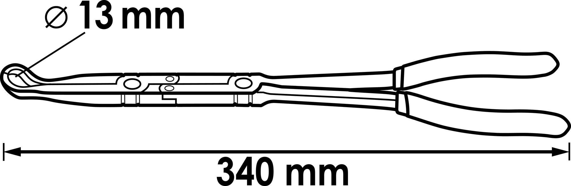Vigor V5494 Zündkerzenzange mit Doppelgelenk