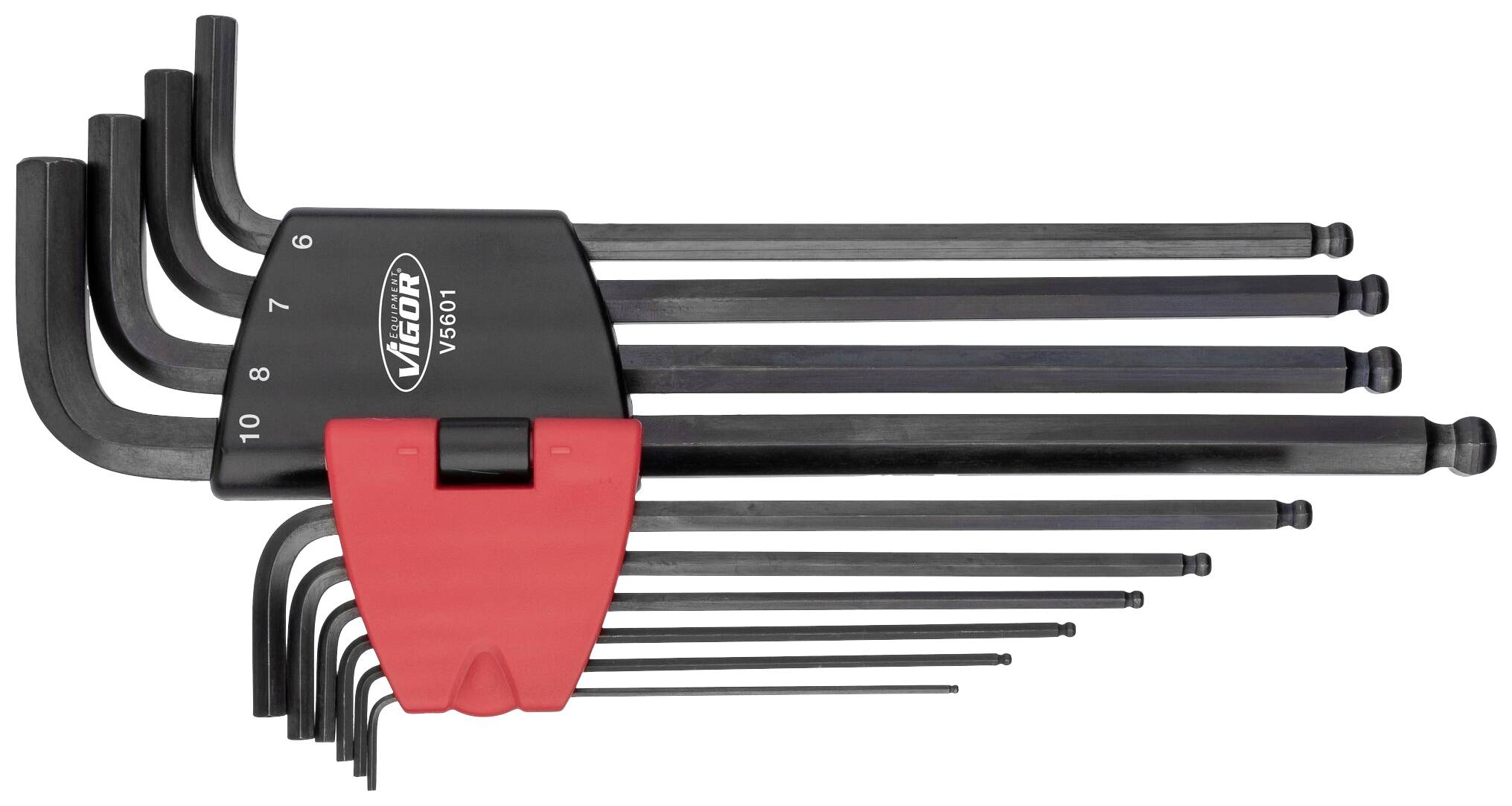 Vigor V5601 Winkelschraubendreher-Set 10teilig