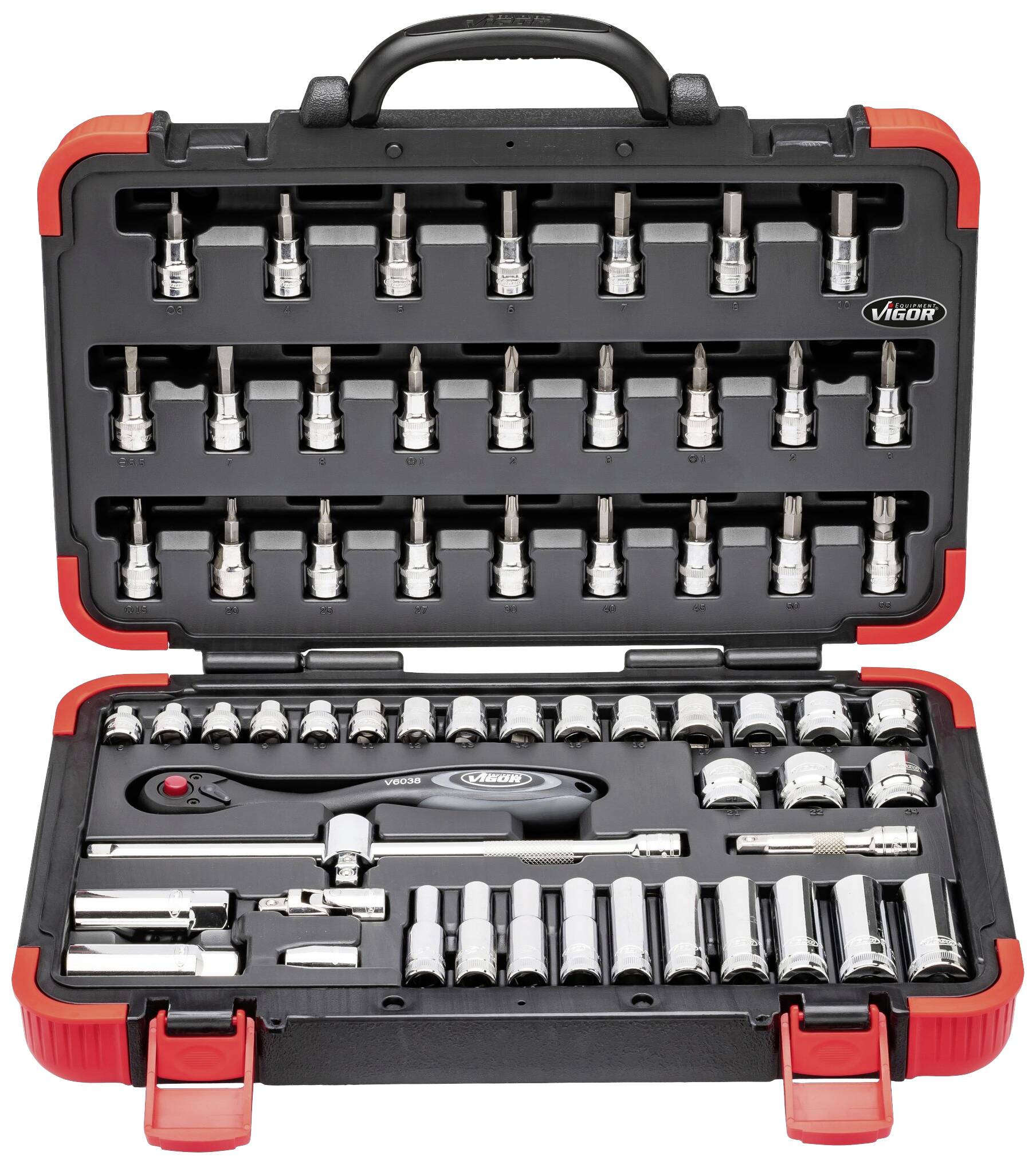 Vigor V2305N Steckschlüsselsatz 3/8" (10 mm) V2305N