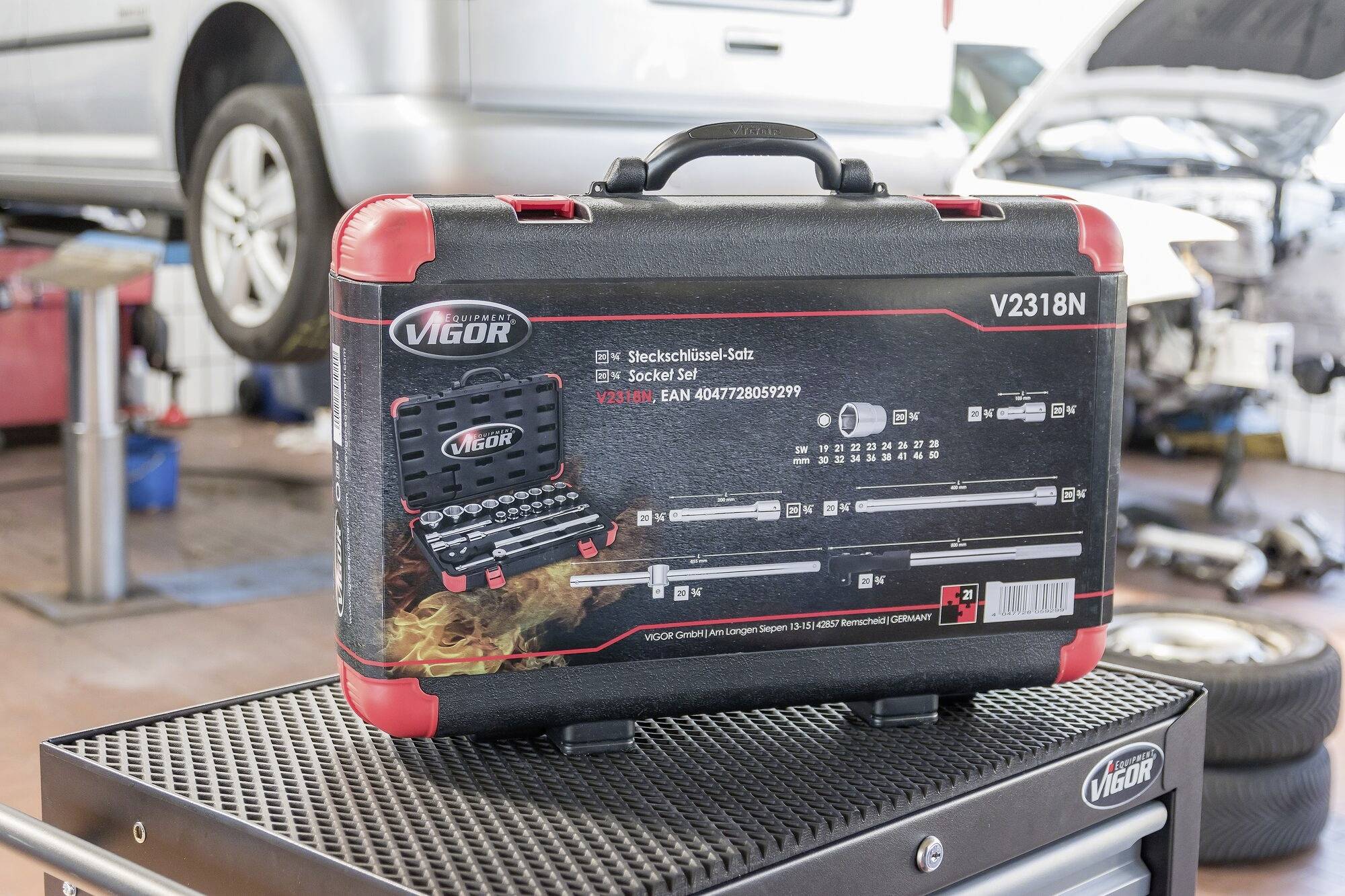 Vigor V2318N Steckschlüsselsatz 3/4" (20 mm) V2318N