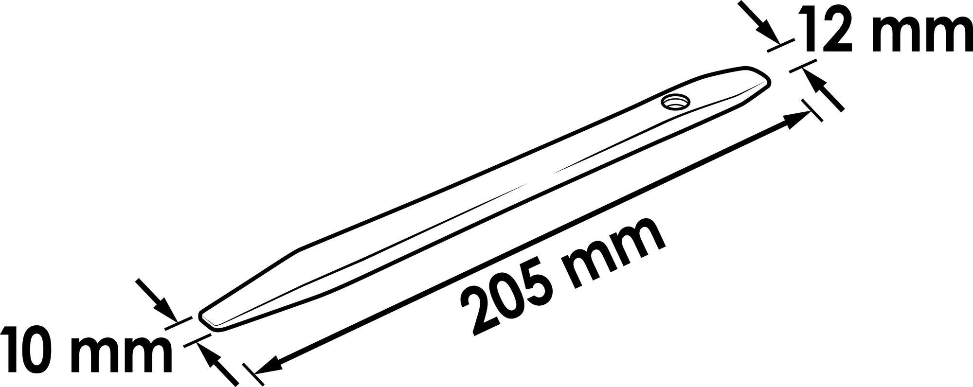 Vigor V1371-3 Lösehebel