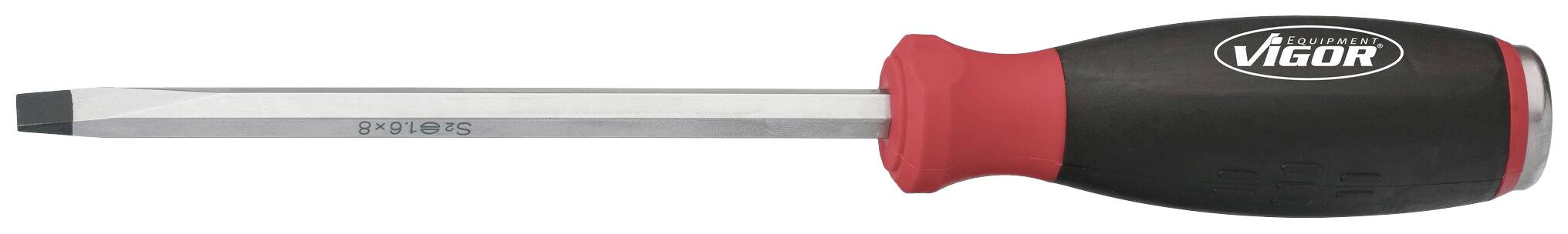 Vigor V5043 Schlitz-Schraubendreher Klingenlänge: 175mm