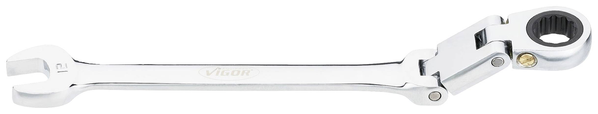 Vigor V6752-12 V6752-12 Gelenk-Ringratschenmaulschlüssel Schlüsselweite (Metrisch) 12 mm