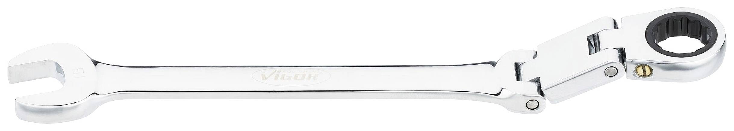 Vigor V6752-15 V6752-15 Gelenk-Ringratschenmaulschlüssel Schlüsselweite (Metrisch) 15mm