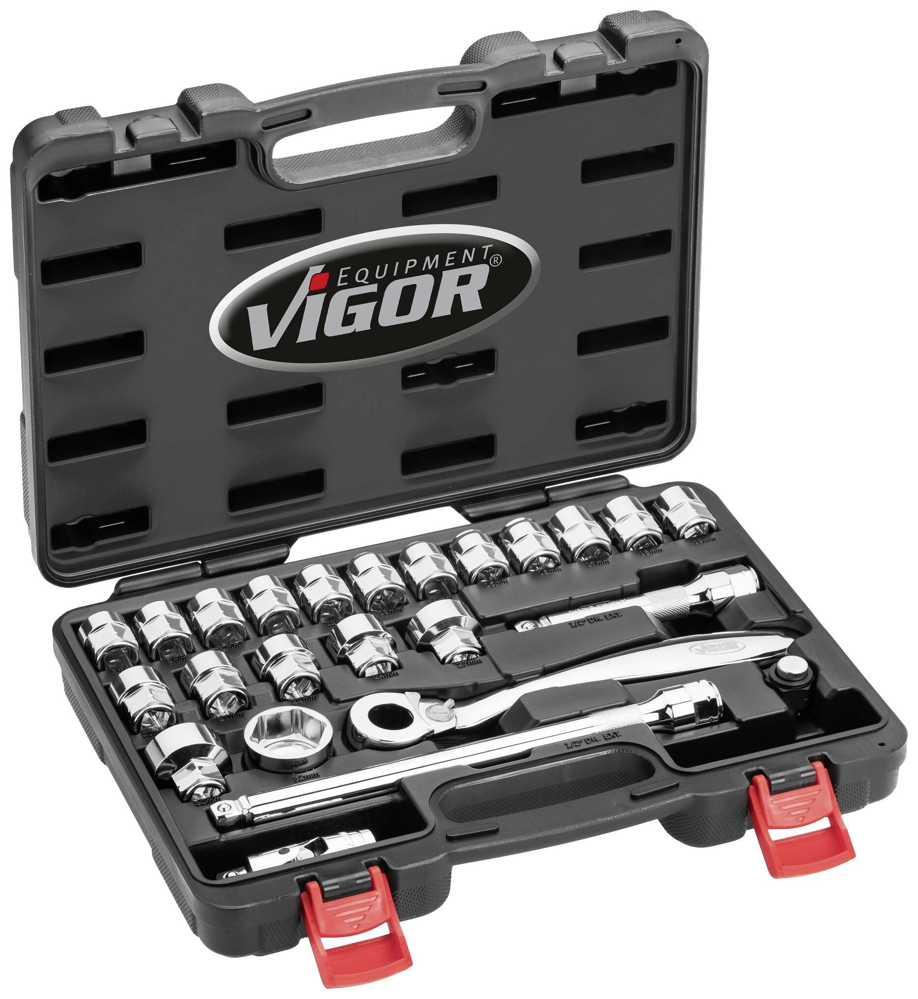 Vigor V7202 Steckschlüsselsatz 1/2" (12.5 mm) V7202
