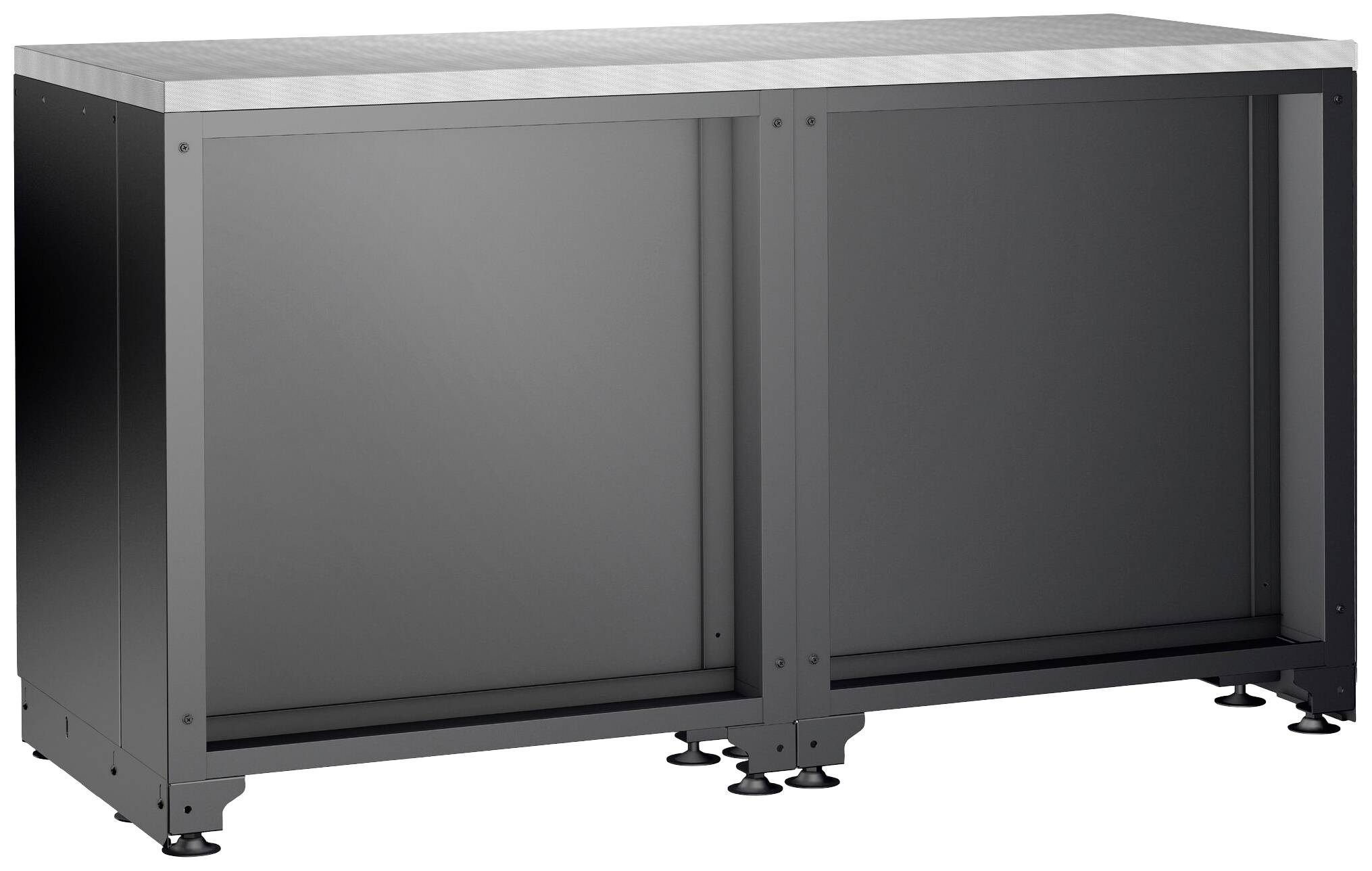 Vigor V6000-02XL V6000-02XL Unterschrank (B x H x T) 500 x 953 x 861 mm Schwarz (RAL 9005), Grau