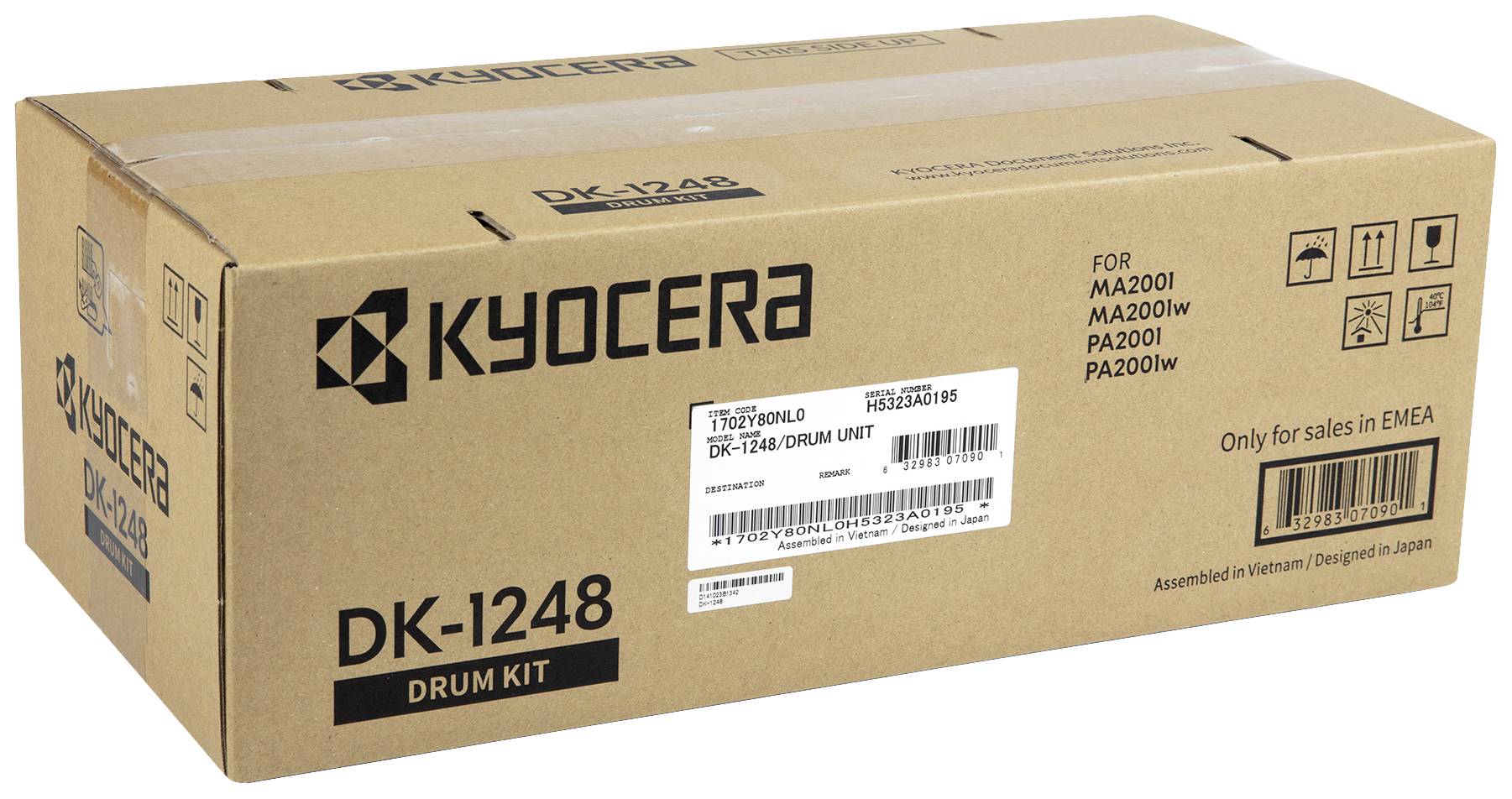 Kyocera Trommel DK-1248 Original Kombi-Pack Schwarz 10000 Seiten 1702Y80NL0