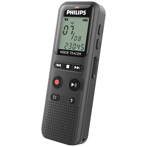 Philips DVT-1160 Dictaphone numérique Durée d'enregistrement (max.) 150 h noir