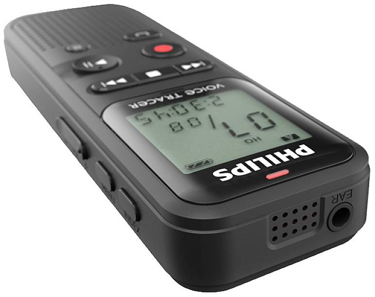 Philips DVT-1160 Digitales Diktiergerät Aufzeichnungsdauer (max.) 150 h Schwarz