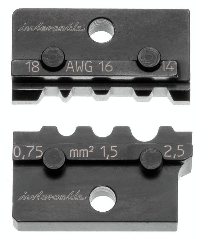 Intercable UER2 181381 Presseinsatz CU Rohrkabelschuhe 0.50 bis 2.50mm²