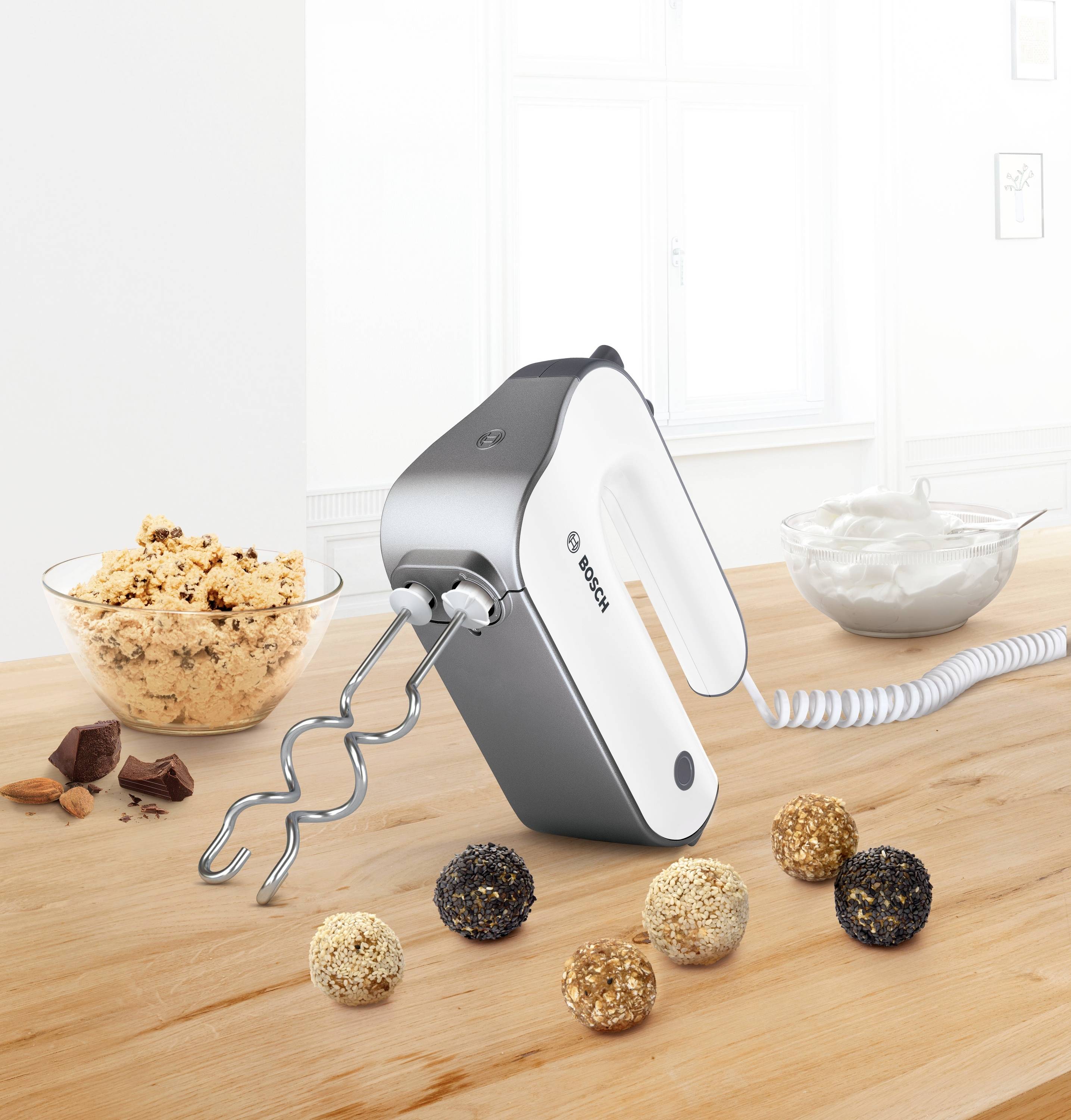 Bosch Haushalt MFQ49300 Handmixer 850W Weiß, Silber