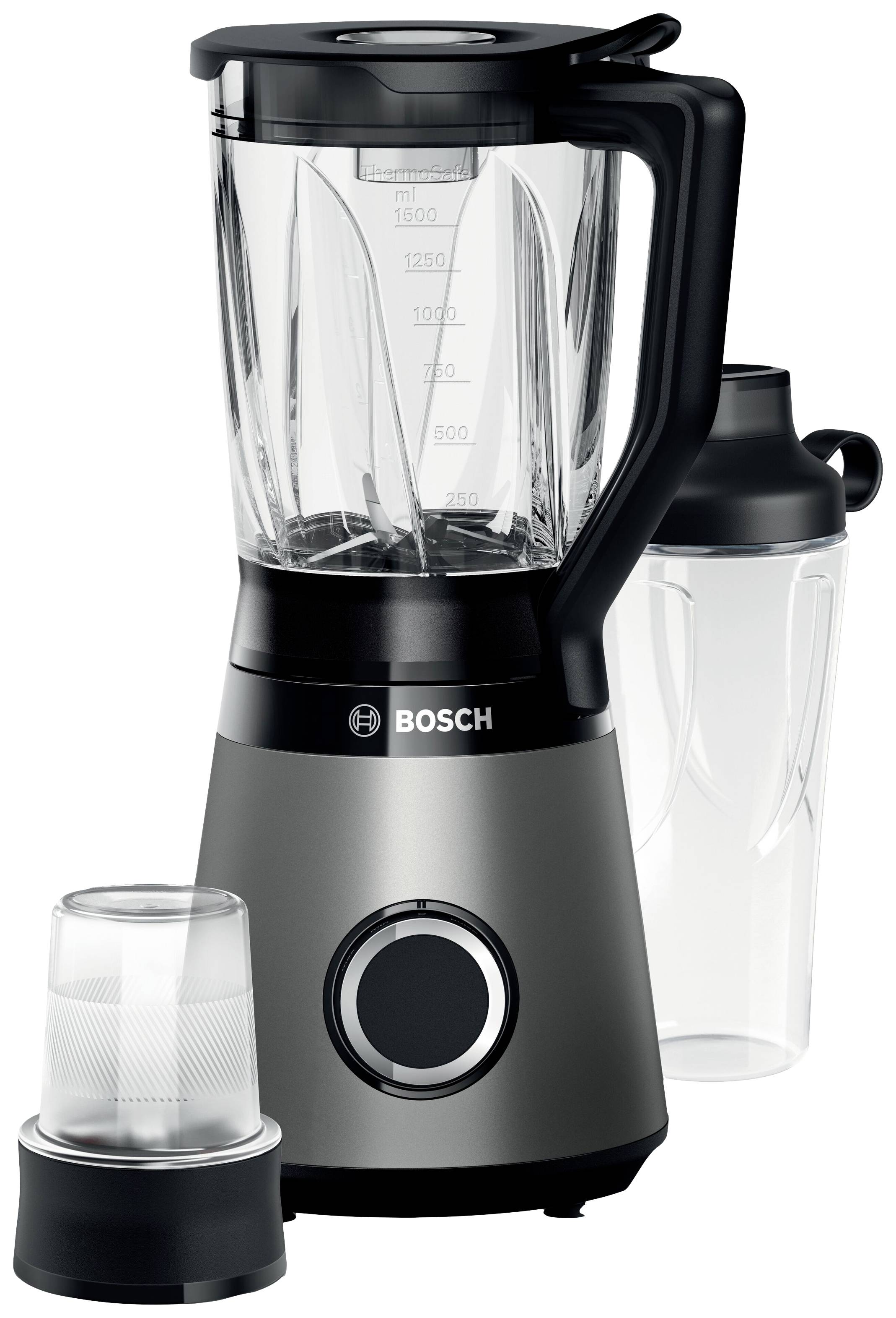 Bosch Haushalt VitaPower Serie 4 Standmixer 1200 W Silber, Schwarz