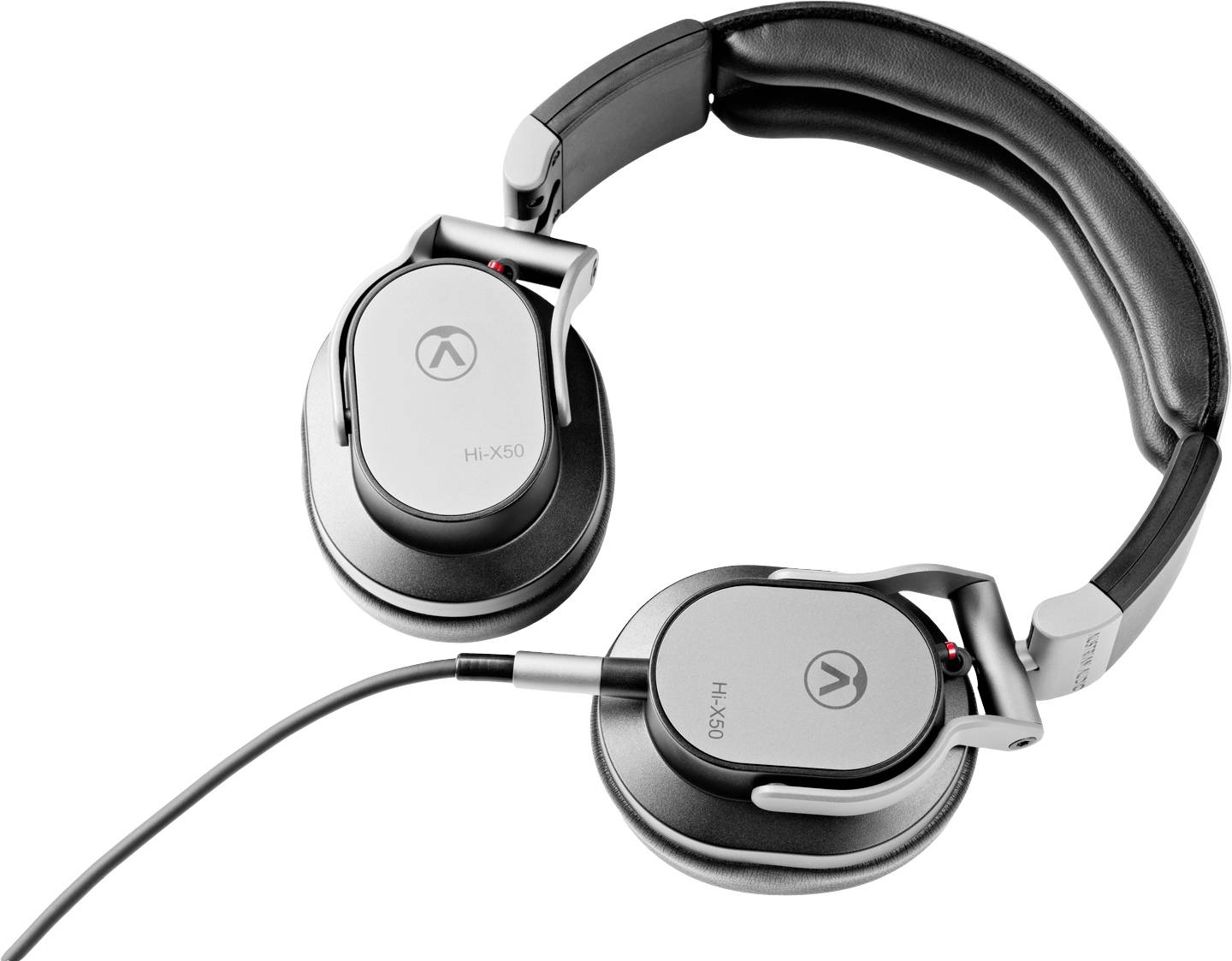 Austrian Audio Hi-X50 Over Ear Kopfhörer kabelgebunden Stereo Schwarz/Silber HiFi