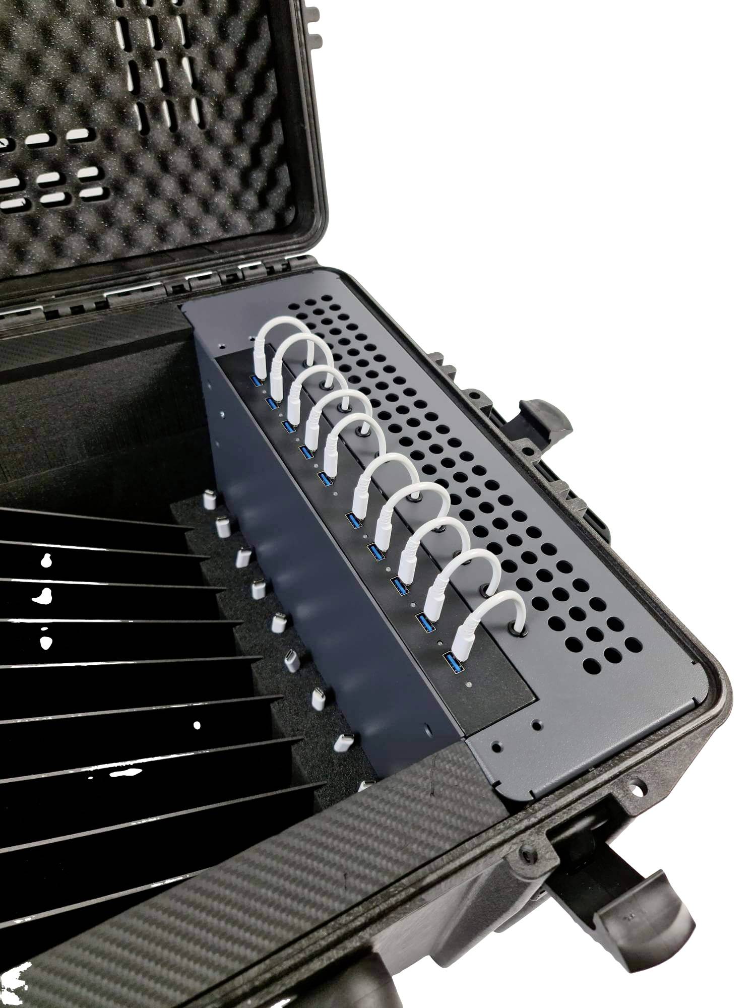 Leba Innovation NoteCase Livingstone 10 USB-C Lade- und Managementsystem Laptops, Chromebooks