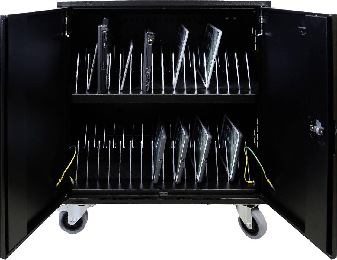 Leba Innovation NoteCart Flex 24 Lade- und Managementsystem Wagen Laptops, Chromebooks, Tablets, iPads