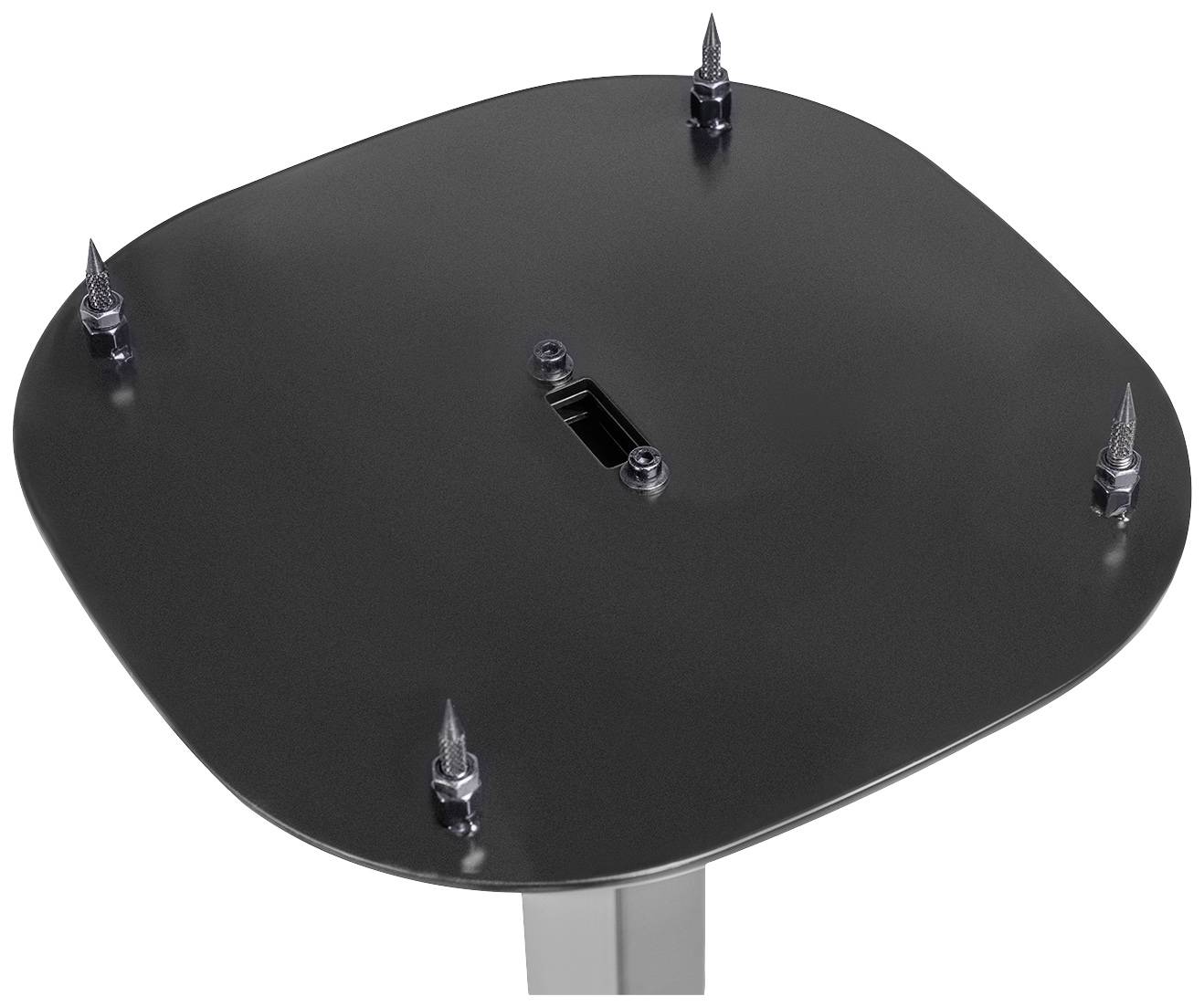 My Wall HS 23L Lautsprecher-Ständer Ausziehbar, Bodenständer, Höhenverstellbar Schwarz 2St.