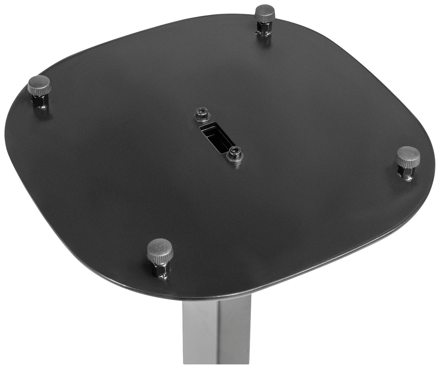 My Wall HS 23L Lautsprecher-Ständer Ausziehbar, Bodenständer, Höhenverstellbar Schwarz 2St.