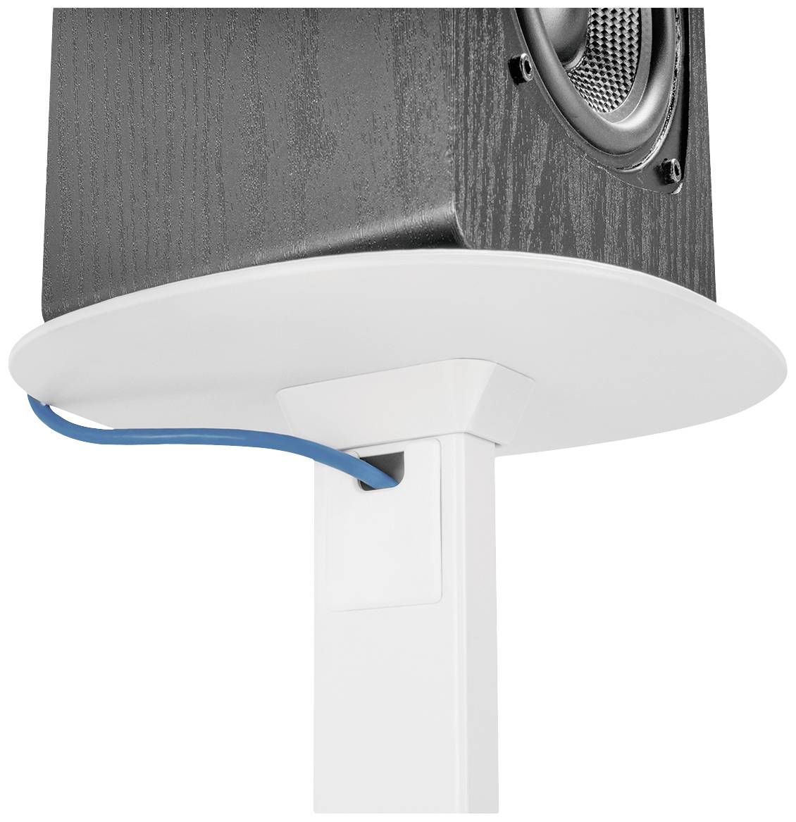 My Wall HS 23 WL Lautsprecher-Ständer Ausziehbar, Bodenständer, Höhenverstellbar Weiß 2St.