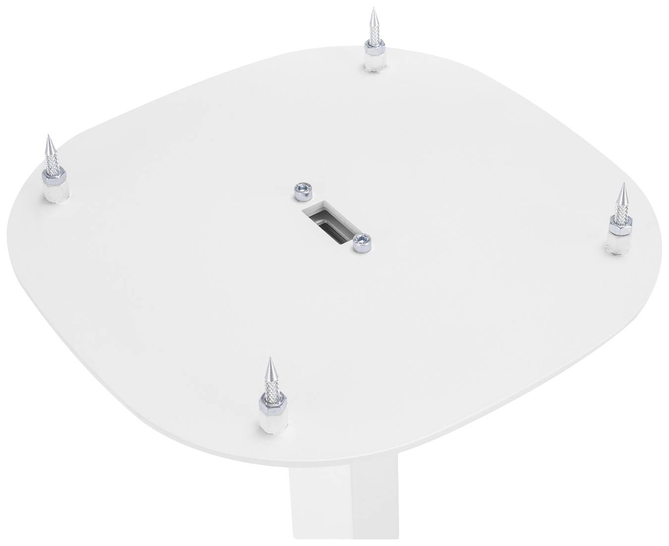 My Wall HS 24 WL Lautsprecher-Ständer Ausziehbar, Bodenständer, Höhenverstellbar Weiß 2St.