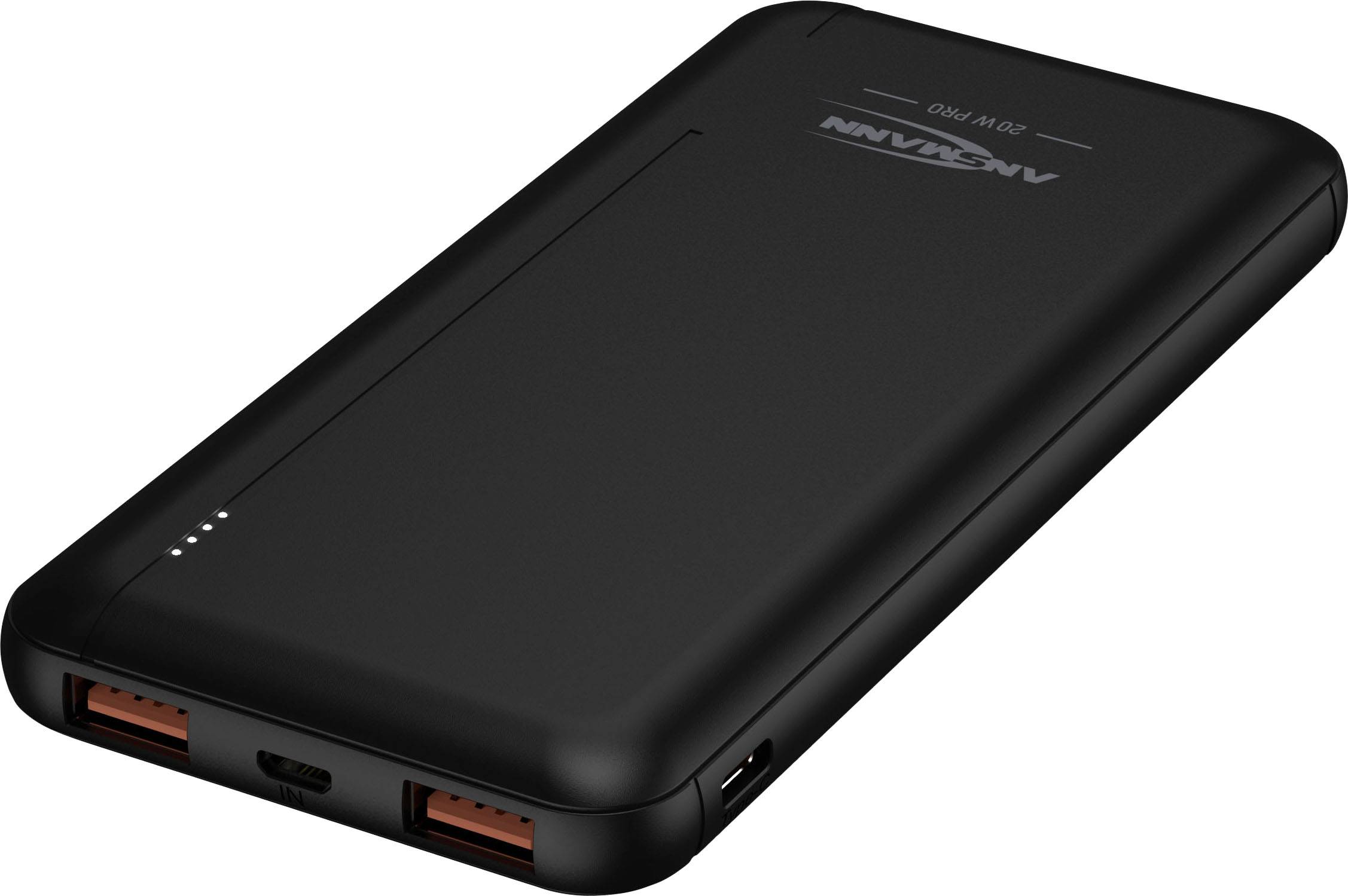 Ansmann PB320PD Powerbank 10000 mAh USB PD Li-Ion USB-A, USB-C® Schwarz