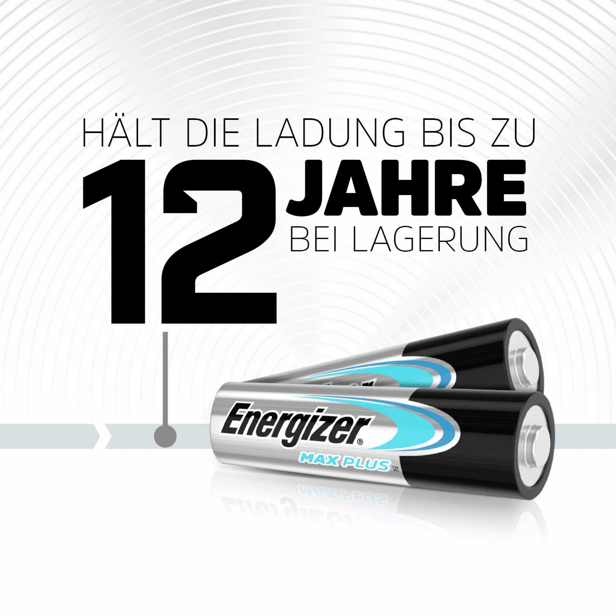 Energizer Max Plus Mignon (AA)-Batterie Alkali-Mangan 1.5V 8St.