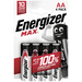 Energizer Max Mignon (AA)-Batterie Alkali-Mangan 1.5 V 4 St.