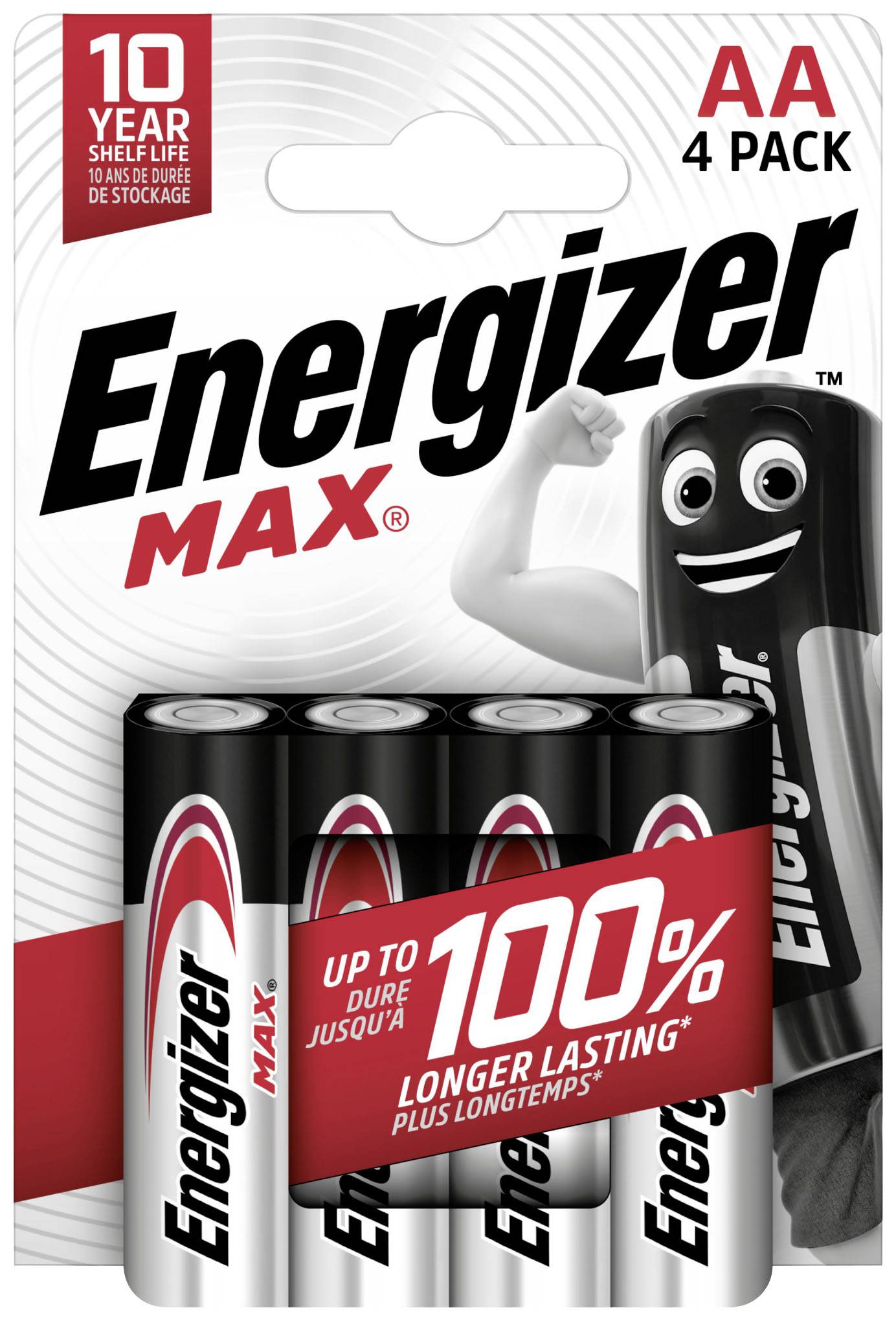 Energizer Max Mignon (AA)-Batterie Alkali-Mangan 1.5 V 4 St.