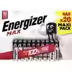 Energizer Max Micro (AAA)-Batterie Alkali-Mangan 1.5V 20St. Energizer Max Micro (AAA)-Batterie Alkali-Mangan 1.5V 20St.