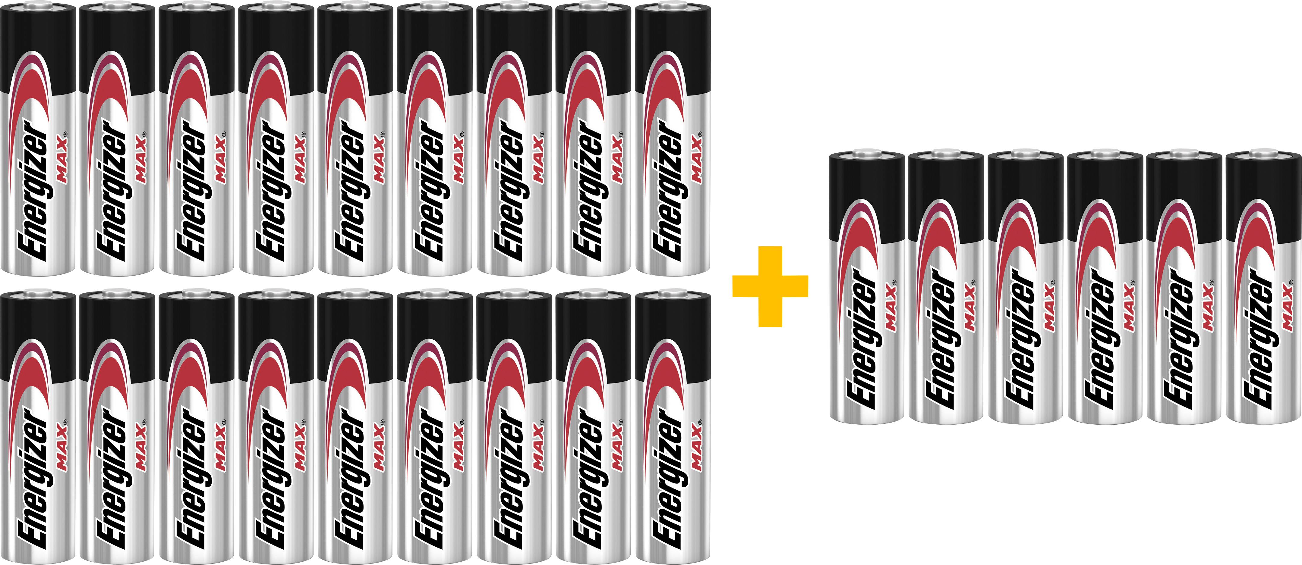 Energizer Max Mignon (AA)-Batterie Alkali-Mangan 1.5V 24St.