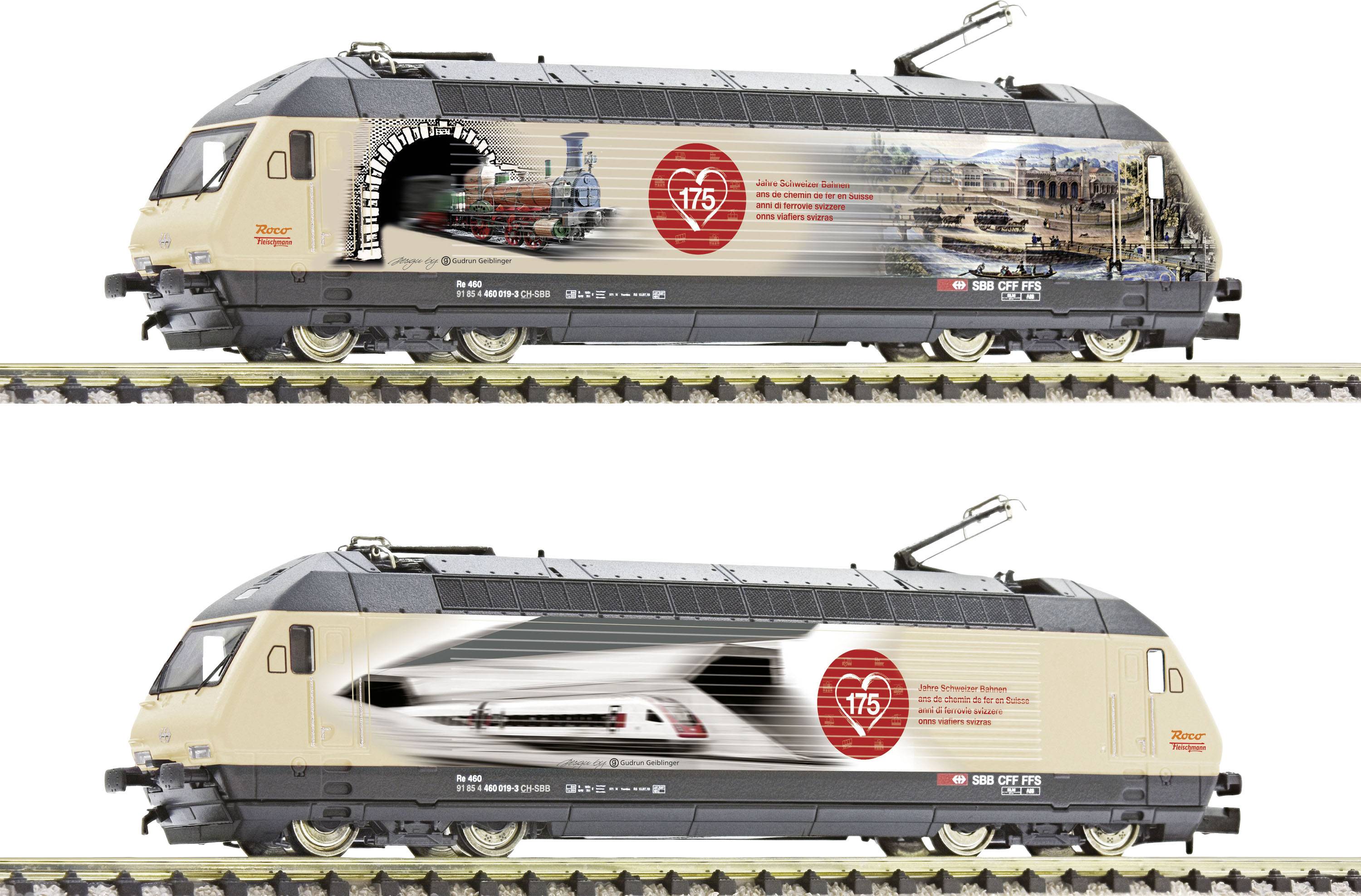 Fleischmann 731369 N E-Lok 460 019-3 "175 Jahre SBB" der SBB