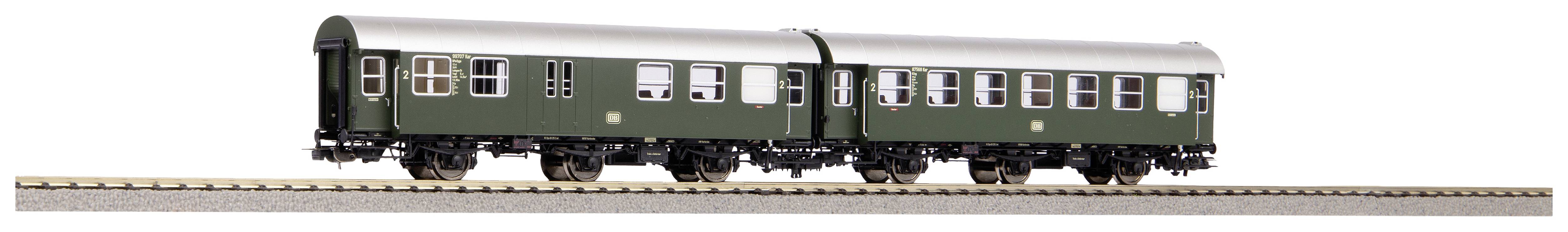 Piko H0 58242 H0 2er-Set Umbauwagen B3yg + BD3yg der DB B3yg + BD3yg