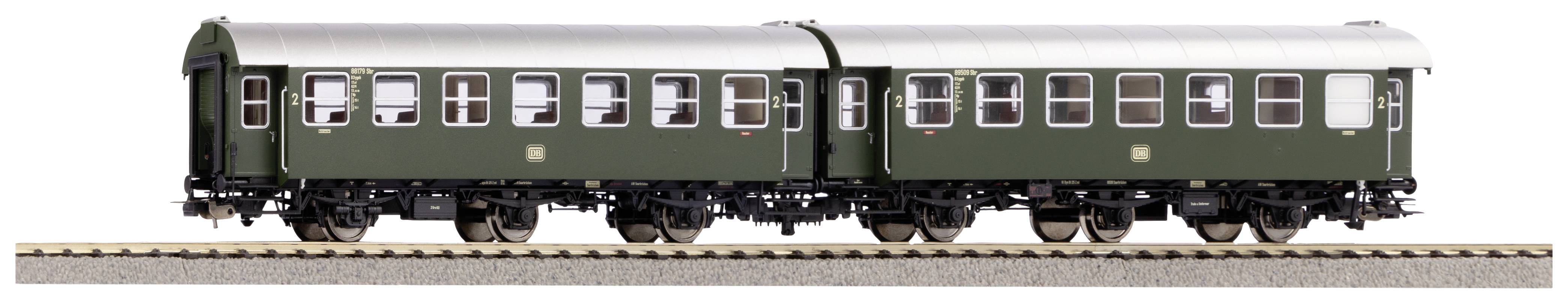 Piko H0 58243 H0 2er-Set Umbauwagen B3yg + B3yg der DB B3yg + B3yg, Nr.