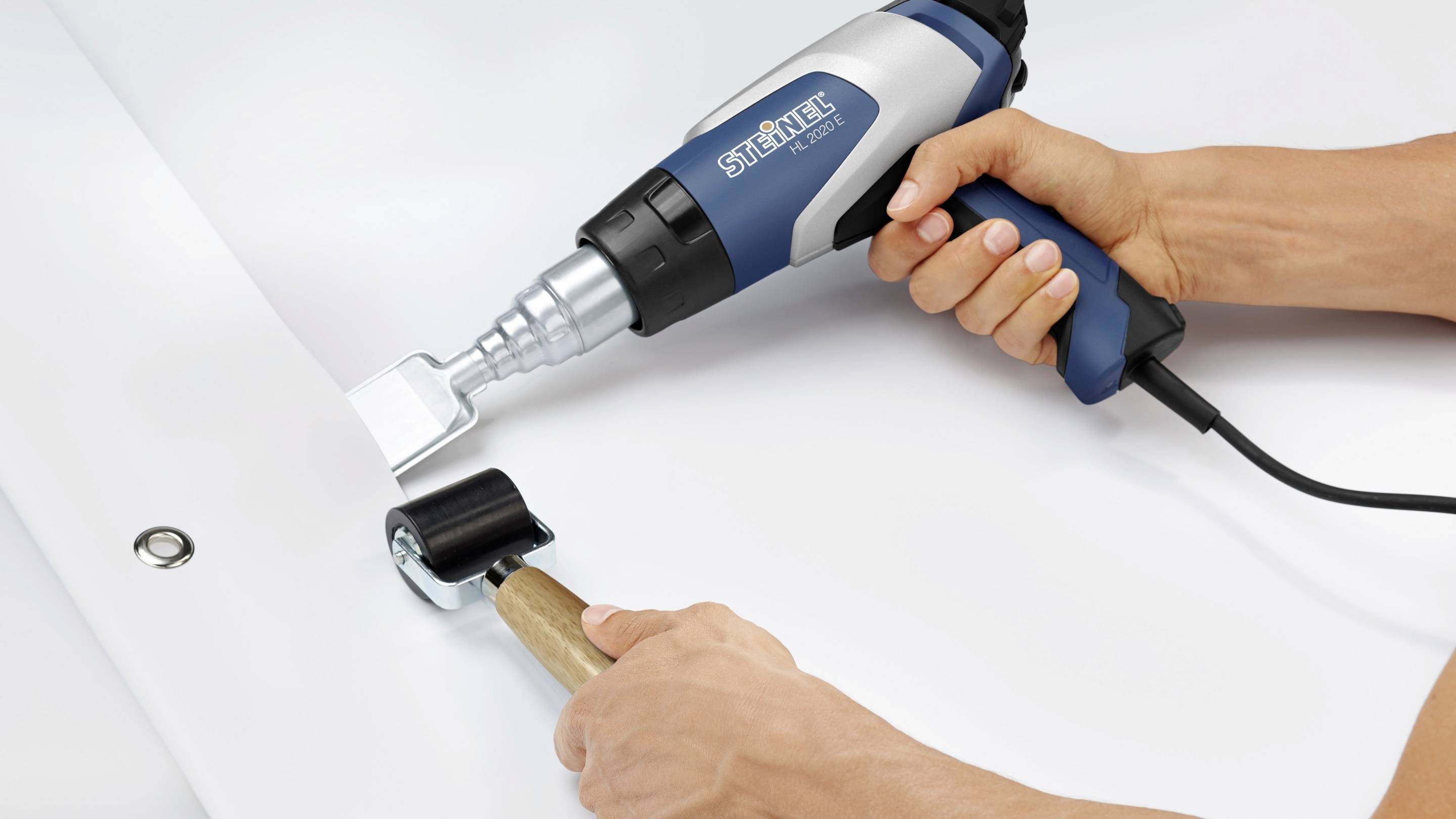 Steinel 093211 Andrückrolle 50mm 40mm Passend für (Marke Heißluftdüsen) Steinel