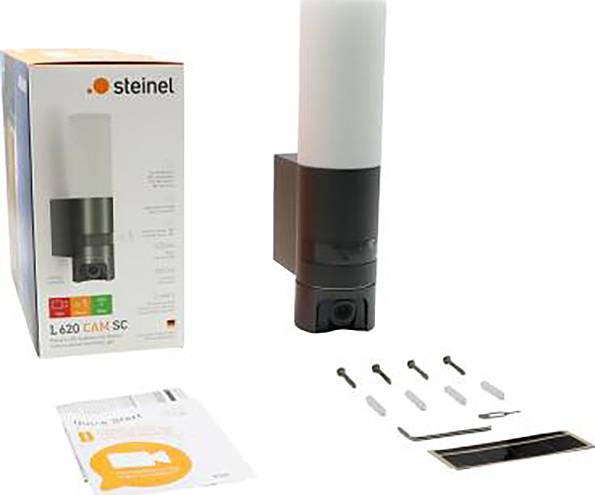 Steinel L 620 CAM S ANT 065829 Außenwandleuchte mit Bewegungsmelder 14.1W Anthrazit