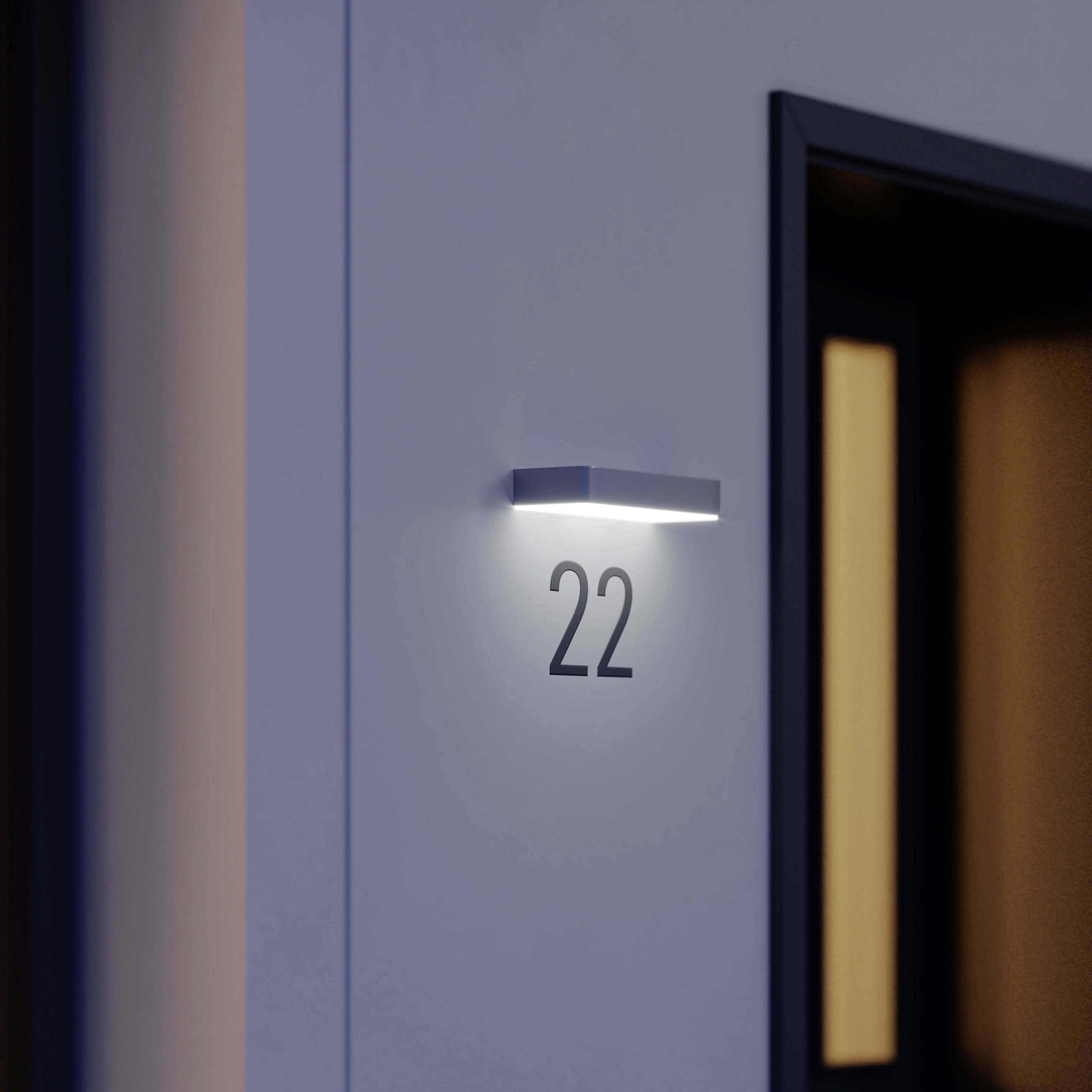 Steinel 052966 XSOLAR SOL-O ANT Solar-Außenwandleuchte LED ohne 0.07W Anthrazit