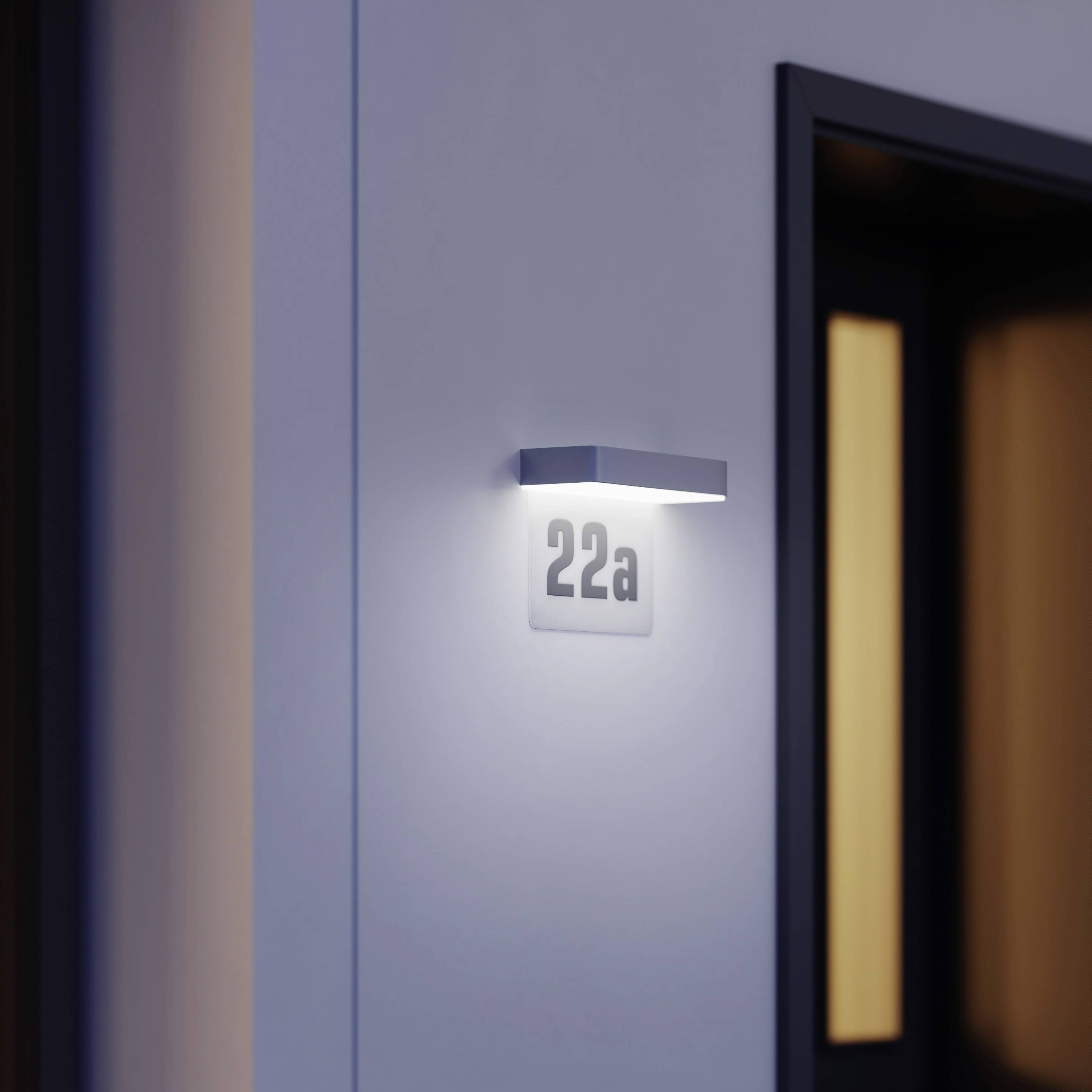 Steinel XSOLAR SOL-O HN ANT 065935 Solar-Außenwandleuchte 0.07 W Anthrazit